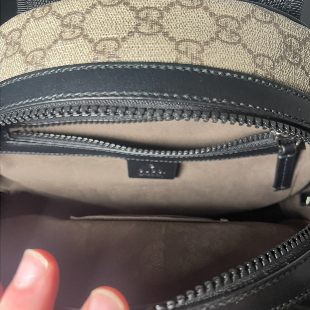 Gucci Beige and Black Men's Backpack - Picture 7 of 11